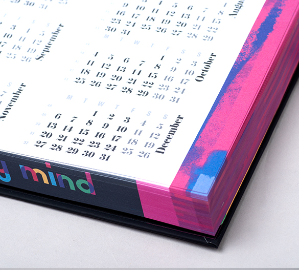 MN31-CAL Mindnotes® dagböcke i hårdomslag av papper