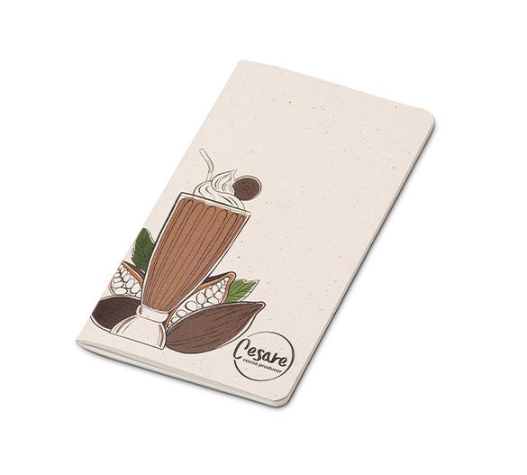 MN41-cocoa Sewn Mindnotes® in an Organic Spirit paper cover- cocoa